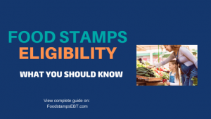 "Food stamps eligibility"