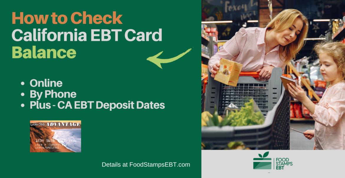 "California EBT Card Balance"