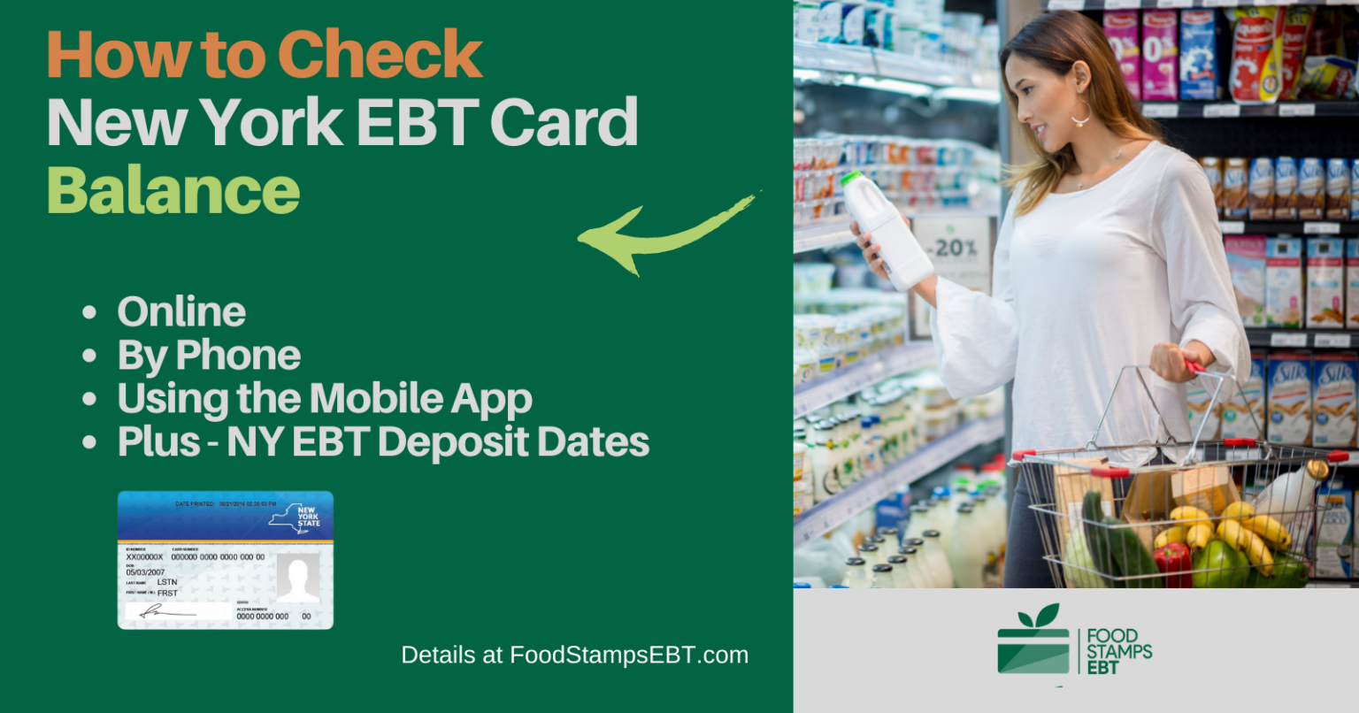 New York EBT Card Balance Food Stamps EBT