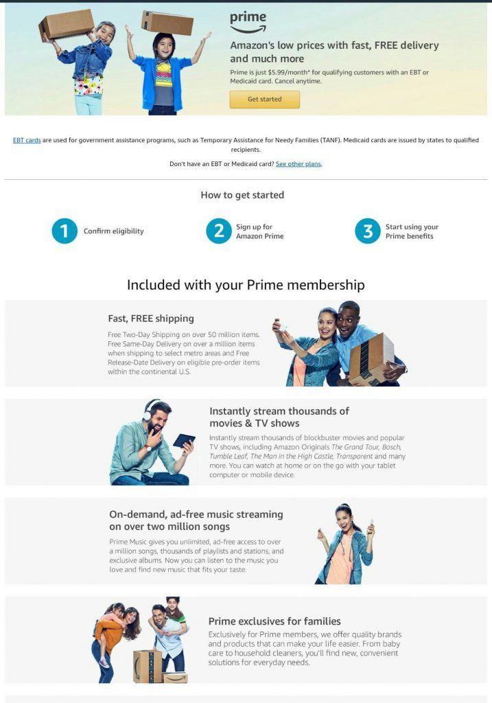 Is there Amazon Prime Discount for Seniors or AARP? Social Security