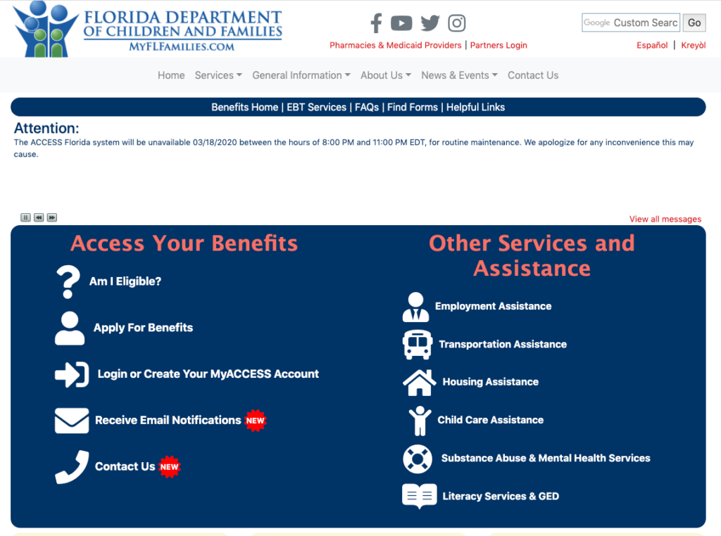 How to Apply for Florida Food Stamps Food Stamps EBT