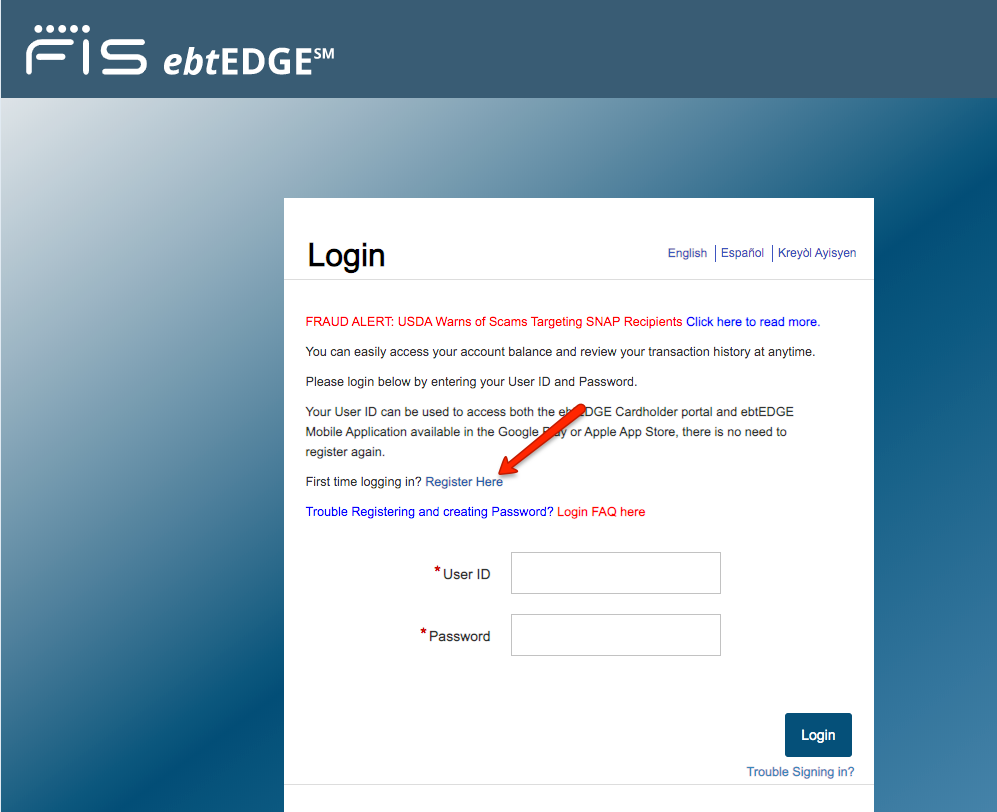 How to create EBT Edge account - Food Stamps EBT