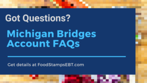 "Michigan Bridges account FAQS"