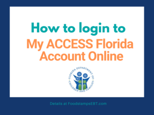 "My Access Florida Account Login website"