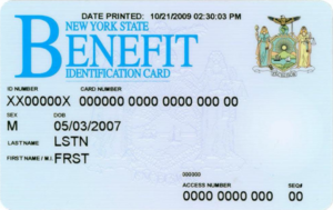 "New York EBT Benefit Identification Card"