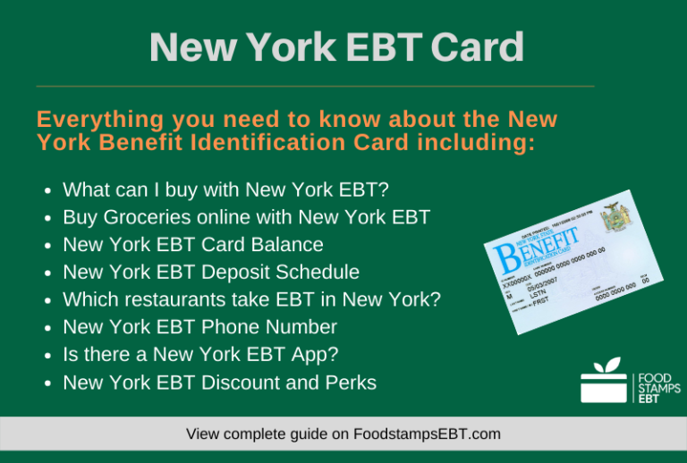 New York EBT Card Food Stamps EBT