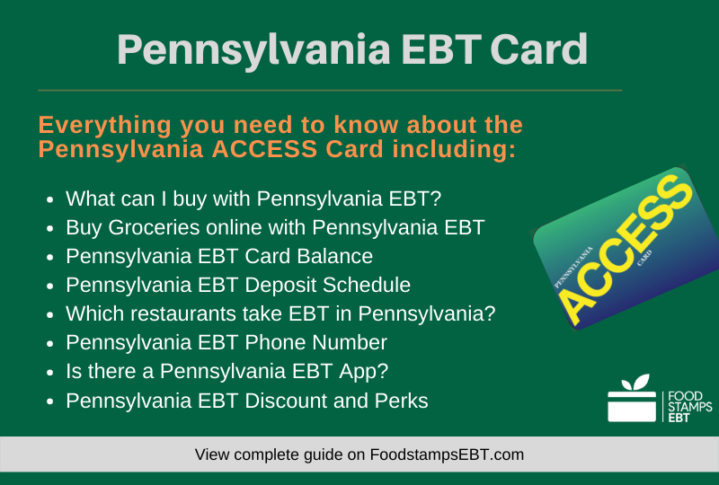 what does the p ebt card cover