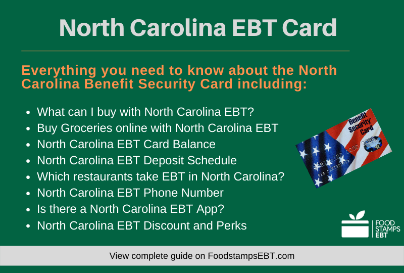 North Carolina Ebt Card 21 Guide Food Stamps Ebt