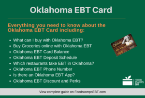 "Oklahoma EBT Card Questions and Answers"