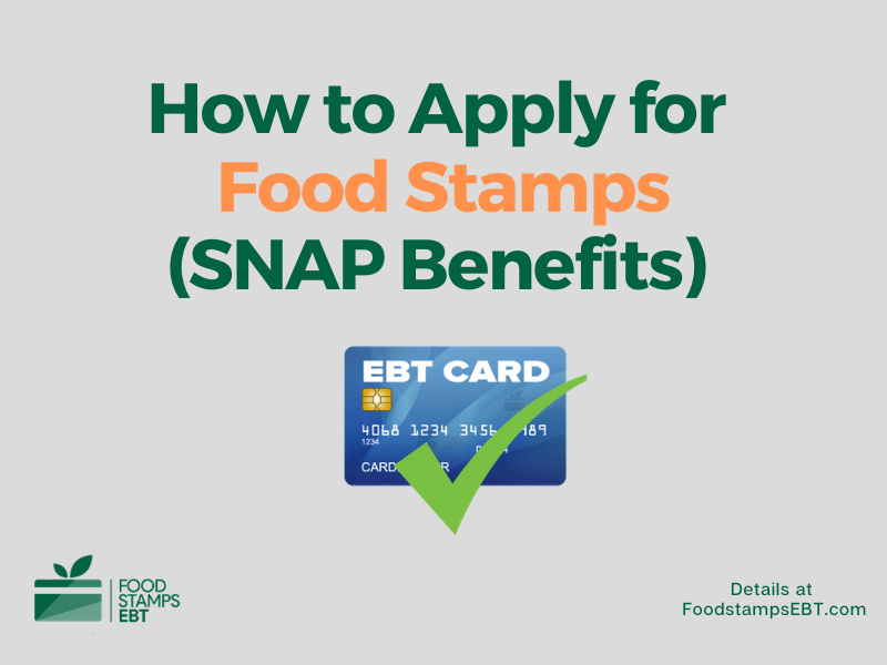 Apply For Food Stamps State by State Guide Food Stamps EBT