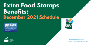 "Extra Food Stamps Release Date for December 2021"