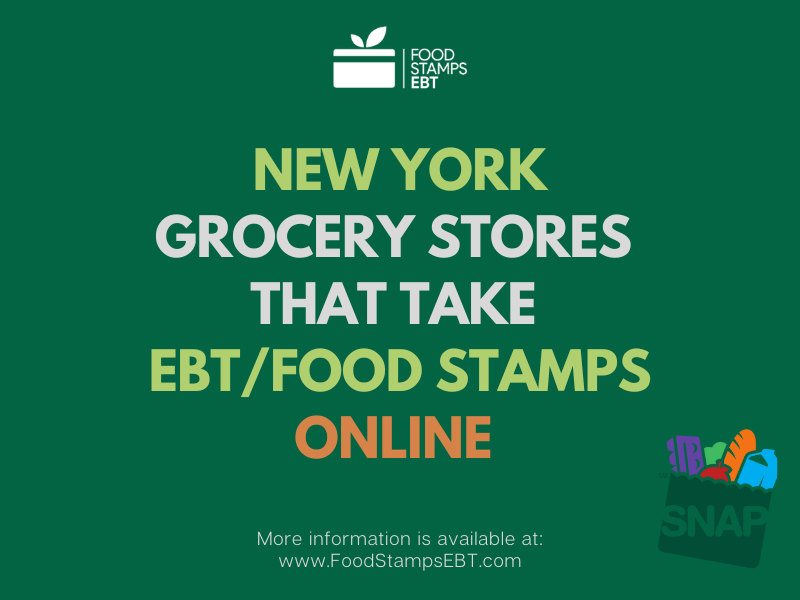 "Can you pay for groceries online with EBT in New York"