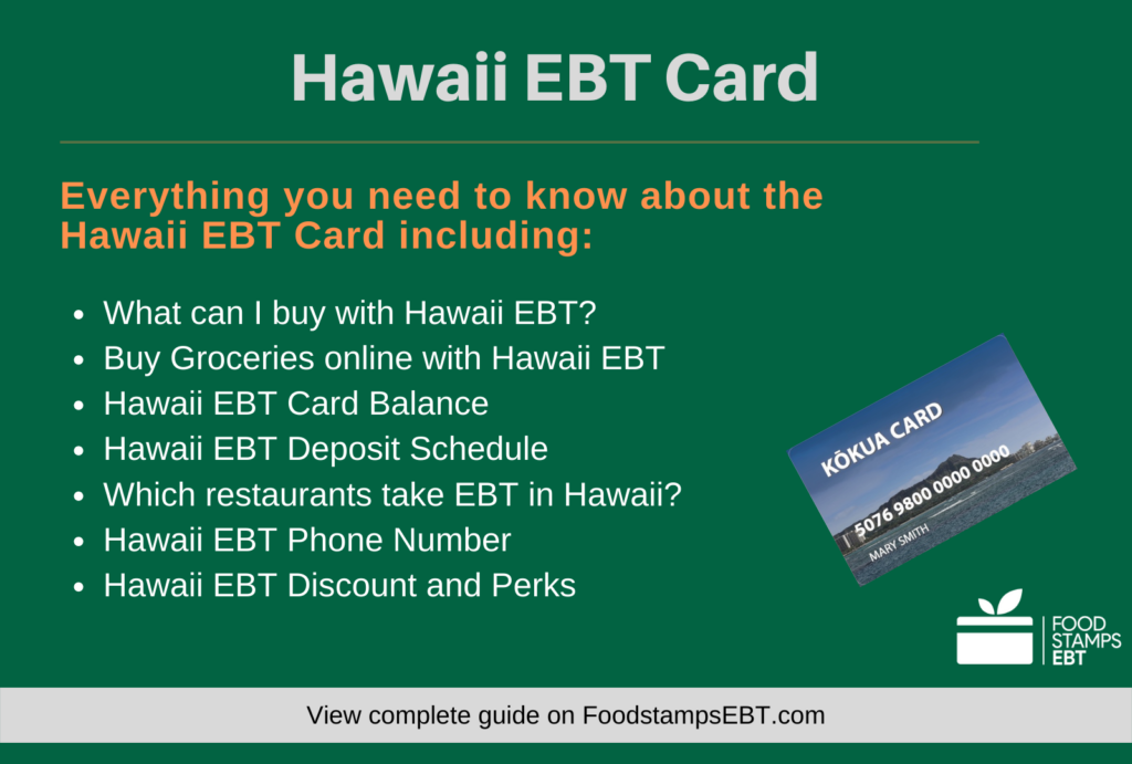 Hawaii EBT Card Secrets From Groceries to Discounts Food Stamps EBT