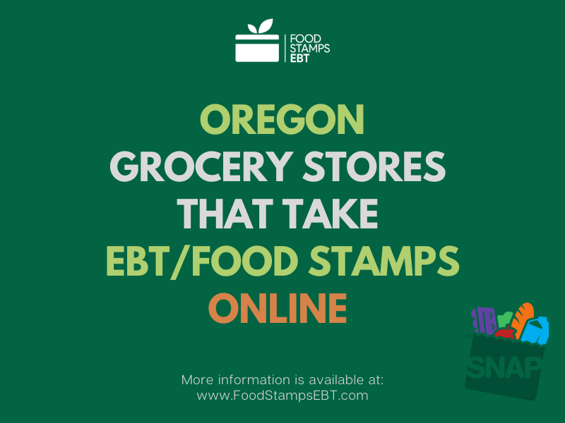 "Can you pay for groceries online with EBT in Oregon"